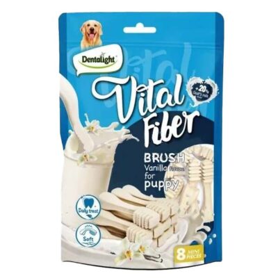 vital fiber חטיף לגורים מברשת שיניים