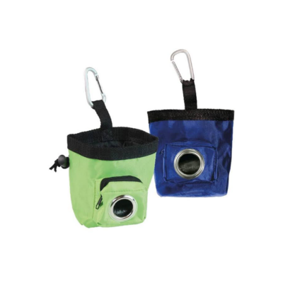 פאוץ' אילוף קומפקטי לטיולים עם כלבים | כולל כיס לשקיות קקי