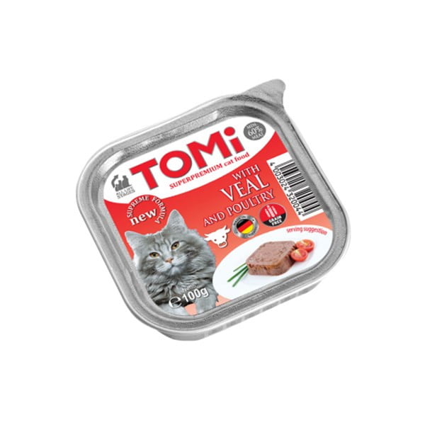 טומי מעדן עגל ועוף – 100 גרם