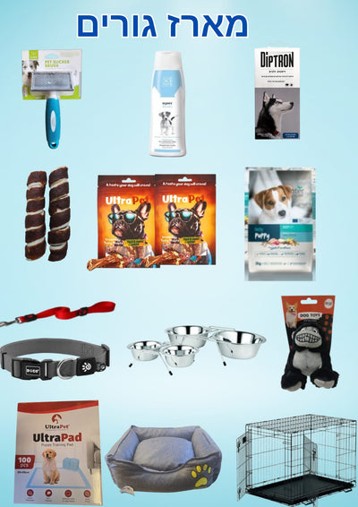 חבילת גורים מושלמת ומשתלמת לכלבים