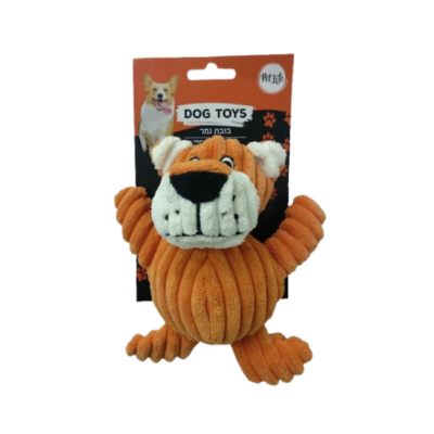 בובת נמר מצפצפת לכלבים