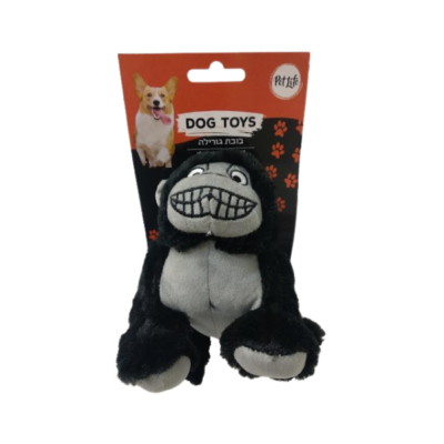 בובת גורילה שחורה מצפצפת