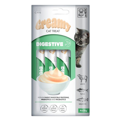 שלוק קרמי לחתול לטיפול במערכת העיכול כבש טונה סלמון 60 גר