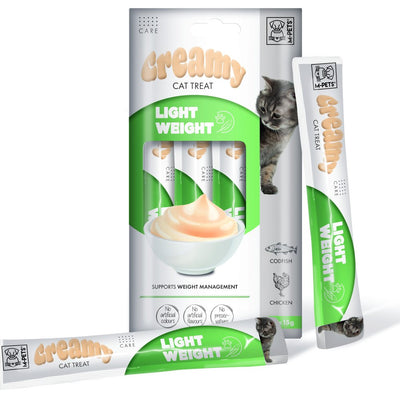 שלוק קרמי לחתול לטיפול במשקל דג ועוף 60 גר