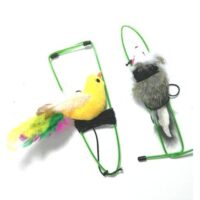 צעצוע לחתול עכבר / ציפור על משקוף