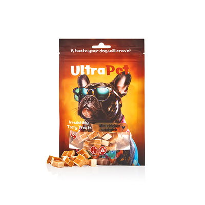 חטיף לכלב אולטרה פט מיני סנדוויץ' עוף 80 גרם