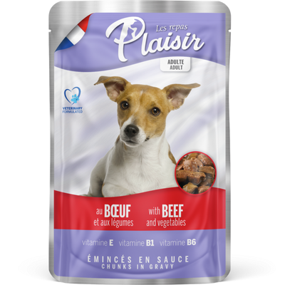 פיסות בקר וירקות ברוטב – שקית 100 גרם