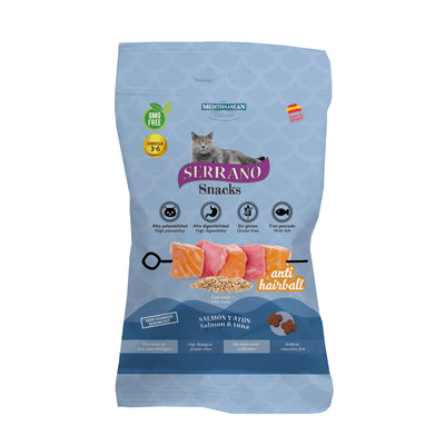 סראנו סלמון וטונה אנטי-היירבול לחתול 50 גרם