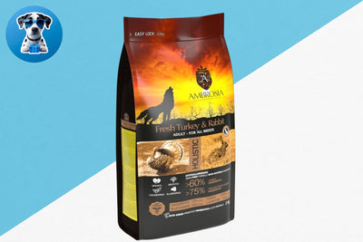 אמברוסיה מזון לכלב בוגר רגיש הודו וארנבת 12 ק"ג