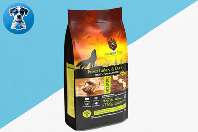 אמברוסיה מזון לכלב בוגר הודו וברווז 12 ק"ג