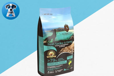 אמברוסיה ים תיכוני 5 ק"ג כלב גורים סרדין והרינג