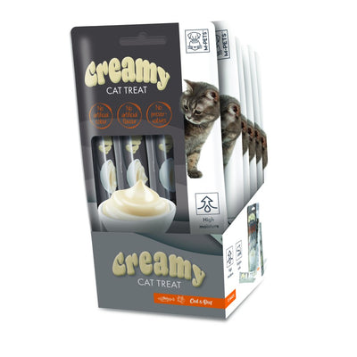 שלוק קרמי לחתול בטעם קוד ובקר 60 גרם