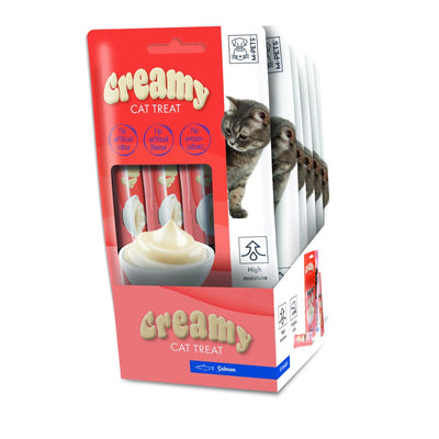 שלוק קרמי לחתול בטעם סלמון 60 גרם