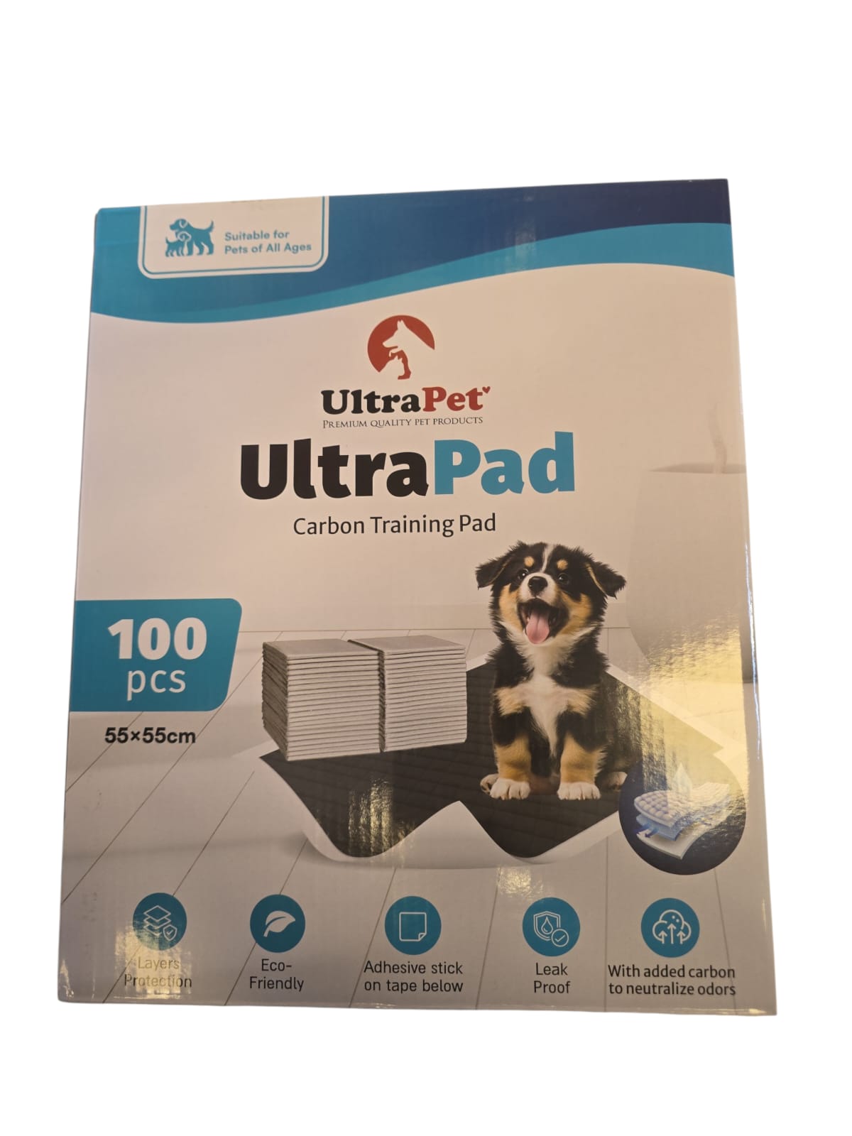 פדים לגורים קרבון 55*55