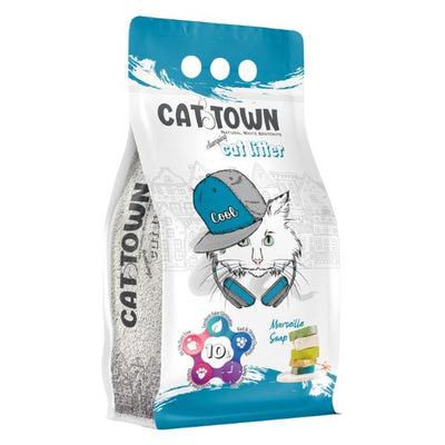 חול קט טאון Cat Town חתולים מתגבש סבון מרסיי – 10 ליטר
