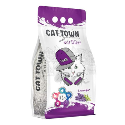 חול קט טאון Cat Town חתולים מתגבש לוונדר – 10 ליטר