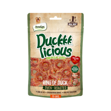 Duck Licious טבעות ברווז 70 גרם לכלב