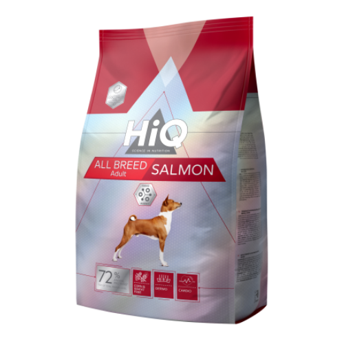 HIQ בוגר סלמון 11 ק''ג + 5 חטיפים מתנה