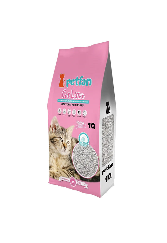חול PET FAN בניחוח בייבי פאודר 10 ליטר