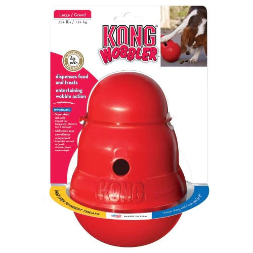 קונג וובלר מידה L צעצוע האכלה איטית לכלב KONG