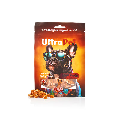 חטיף לכלב אולטרה פט נגיסי סלמון 80 גרם