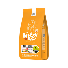 Bitesy מזון מלא לכלב בוגר ברווז עם אורז בטטה וחמוציות 12 ק"ג + 5 חטיפים מתנה