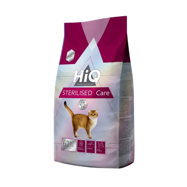 HIQ סטרלייז עוף 6.5 ק''ג + 5 חטיפים מתנה