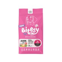 Bitesy מזון מלא לגור כלבים סלמון עם אורז בטטה ופטרוזיליה 3 ק"ג + 3 חטיפים מתנה