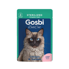 פאוץ' 70 גרם סטרלייז עוף וסרדינים לחתול GOSBI