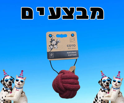מבצע משחק כדור חבלים לכלבים