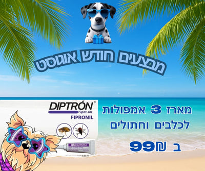 מבצע מארז 3 אמפולות לחתולים